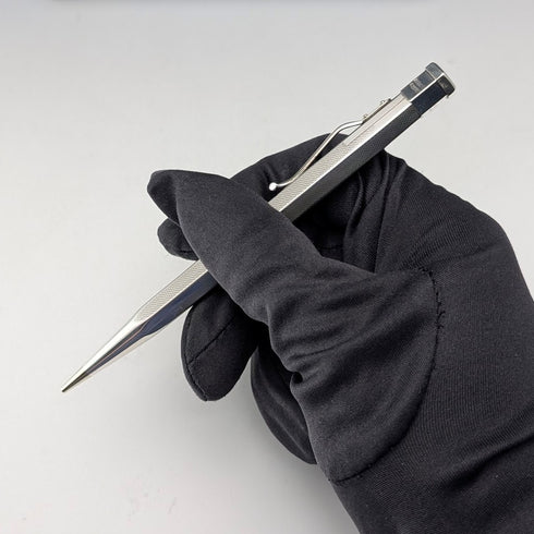 英國復古 Yard O' Red 滾銀推拉式鉛筆六角紙盒