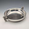 Vintage British silver plate squirrel decorated round large dish Viners