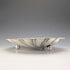Vintage British silver plate large shell dish pair