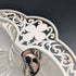 Vintage British silver plate large shell dish pair