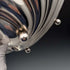 Vintage British silver plate large shell dish pair