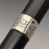1944 British vintage black shaft curved handle pure silver decorated walking stick 83cm K&SLD