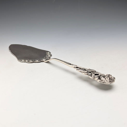 ドイツヴィンテージ コンチネンタルシルバー製 ペストリーサーバ 50g バラ装飾