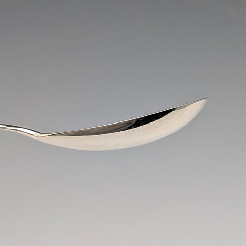 1836 British antique sterling silver tea caddy spoon, 11g, John, Henry & Charles Lias