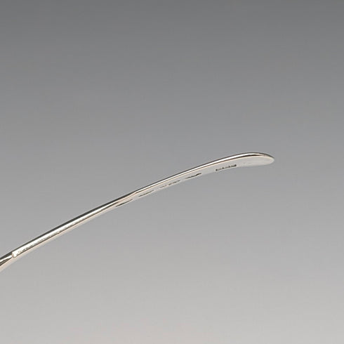 1836 British antique sterling silver tea caddy spoon, 11g, John, Henry & Charles Lias