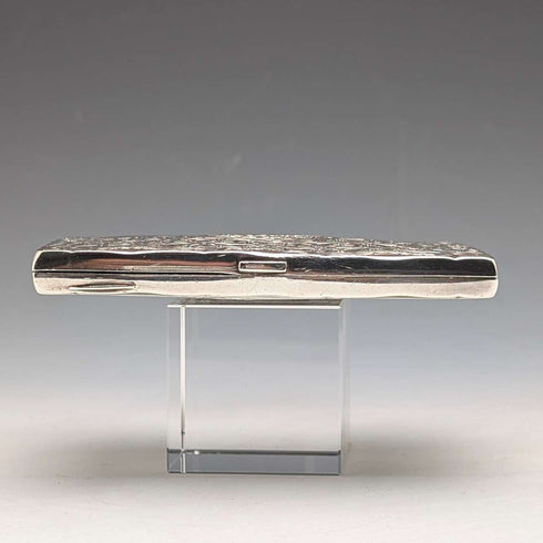 1875年 英国アンティーク 純銀製 両開き型カードケース 75g Frederick Marson