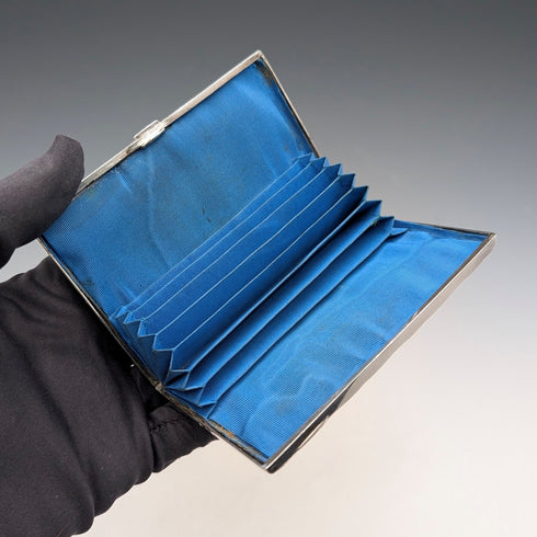 1875 英國古董純銀雙門卡盒 75 克 Frederick Marson