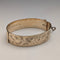 Vintage 9ct Gold Filled Floral Engraved Bracelet L&Co