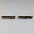 Pair of vintage micro-mosaic brooches with floral embellishment