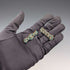 Pair of vintage micro-mosaic brooches with floral embellishment
