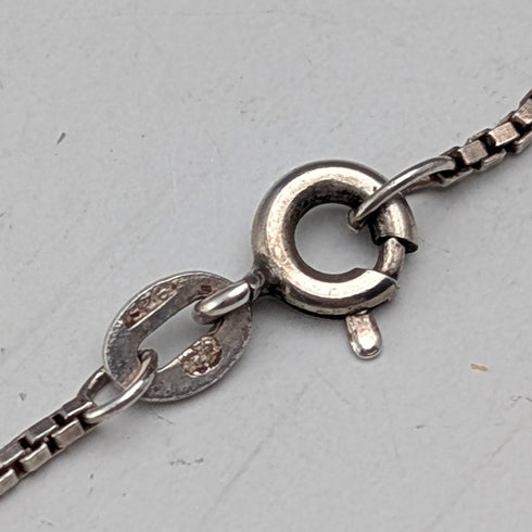 ヴィンテージ 帆船型ペンダント 純銀ネックレス付き