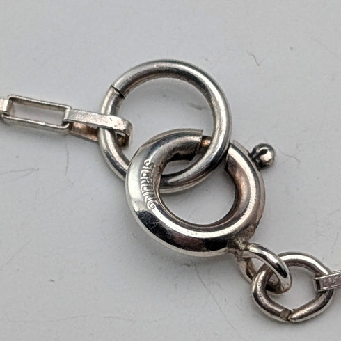 ヴィンテージ アーツ&クラフツデザイン純銀ペンダント 純銀ネックレス付き