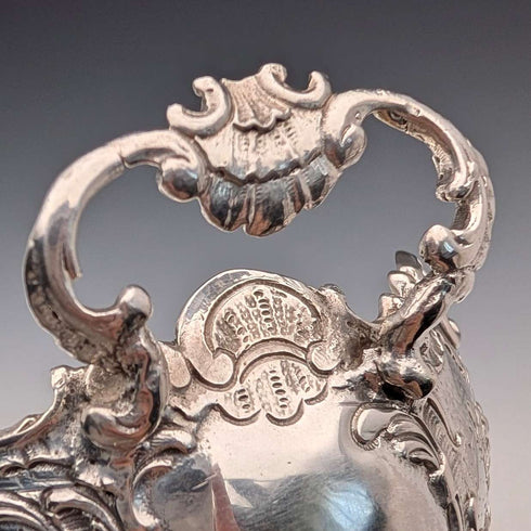 Circa 1900 German antique 800 silver two-handle bowl 140g