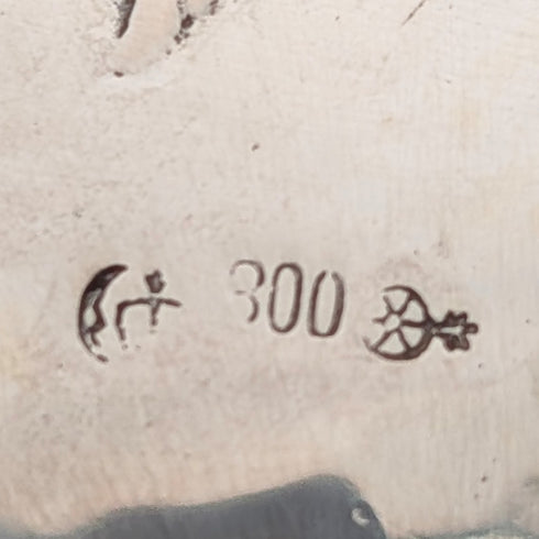 約 1900 年德國古董 800 銀雙柄碗 140 克