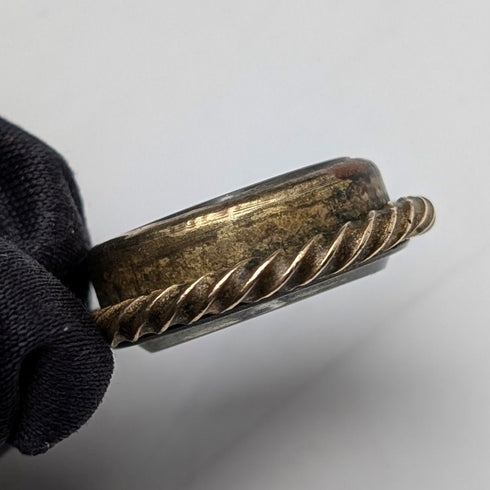 古董金花式鍊式艾伯特鏈指南針錶鍊