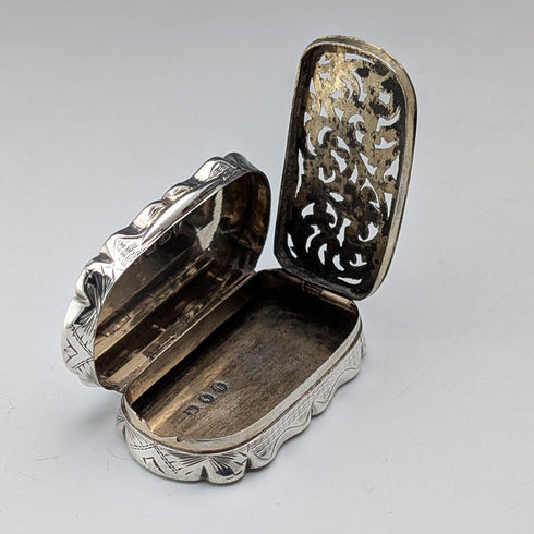 1877 年英國古董純銀油醋汁瓶 20 克 Frederick Marson