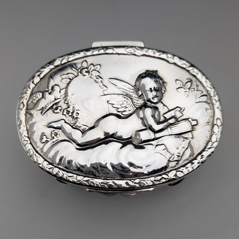 1903 年英國古董純銀珠寶盒 111 克 George Nathan&Ridley Hayes