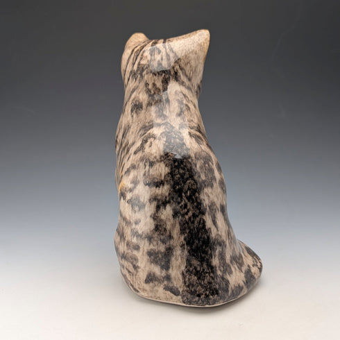 British Winstan Ray Kensington Cat Pheasant Pottery Figurine (Size 2)