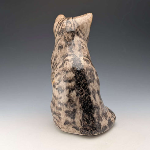 British Winstan Ray Kensington Cat Pheasant Pottery Figurine (Size 2)