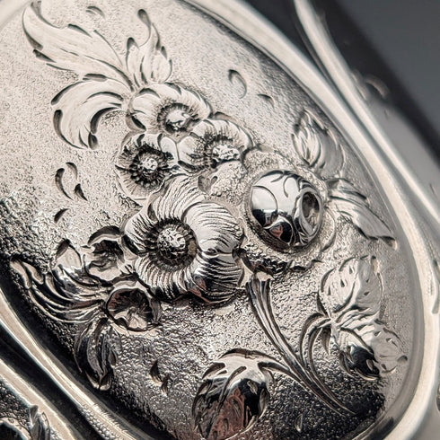 1860年 英国アンティーク 純銀製 脚付きカップ 153g James Beebe