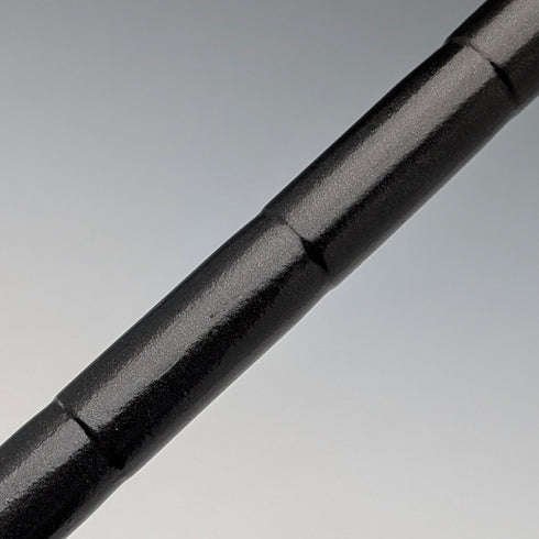 1920年代 英国アンティーク ブラックシャフト 曲がりハンドル 純銀装飾 ステッキ 杖 91cm