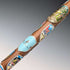 British Vintage European Tour Bent Handle Tourist Walking Stick Tan Shaft 88cm