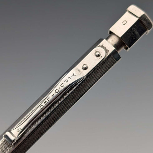 1948 British Yard O'Red Pure Silver Push-Pencil Hexagonal Type
