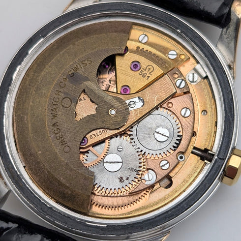 1966年 オメガ コンステレーション 紳士用 自動巻き腕時計 Cal561 ブラックダイヤル 整備済