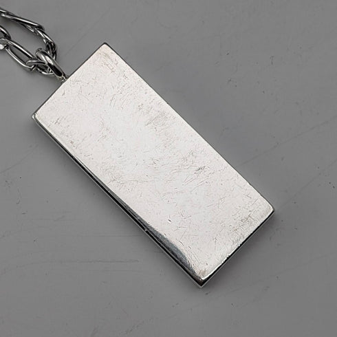 1977年 英国 純銀製 ジュビリーインゴットペンダント31g ネックレス付 Ralph Weston