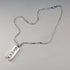 1977 British sterling silver jubilee ingot pendant 31g with necklace Ralph Weston