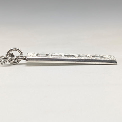 1977年 英国 ブリタニアシルバー製 ジュビリーインゴットペンダント14g ネックレス付 Pobjoy Mint