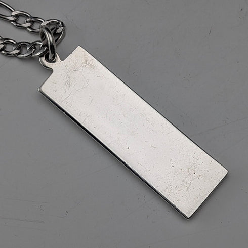 1977年 英国 ブリタニアシルバー製 ジュビリーインゴットペンダント14g ネックレス付 Pobjoy Mint