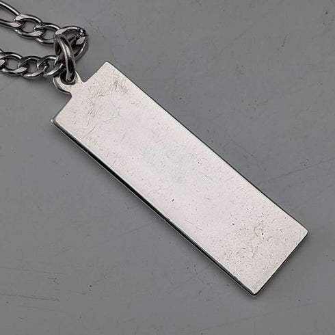 1977 British Britannia Silver Jubilee Ingot Pendant 14g with Necklace Pobjoy Mint