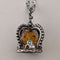 1979 British Vintage Crown Pendant Necklace GDM