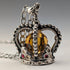 1979 British Vintage Crown Pendant Necklace GDM