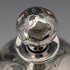 Antique American Art Nouveau Silver Overlay Glass Perfume Bottle