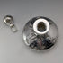 Antique American Art Nouveau Silver Overlay Glass Perfume Bottle