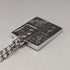 1977 British sterling silver jubilee ingot pendant 14g with necklace DNG