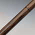 1914 British antique brown shaft, curved handle, pure silver decorated walking stick, 85cm, J Howell & Co.