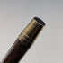 1914 British antique brown shaft, curved handle, pure silver decorated walking stick, 85cm, J Howell & Co.