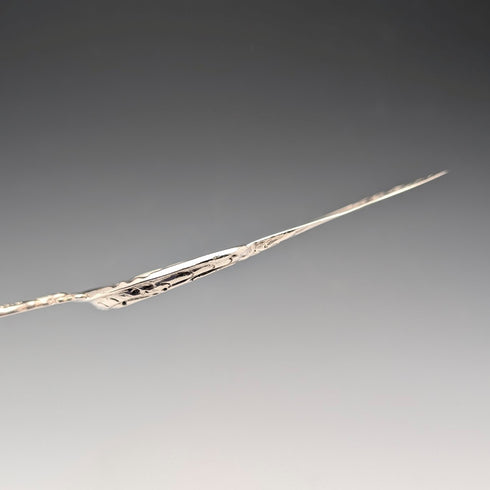 ヴィンテージ コンチネンタルシルバー製 帆船透かし装飾 ペストリーサーバ 83g