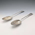 1803 British Georgian Antique Sterling Silver Berry Spoons Pair by Thomas Wallis II