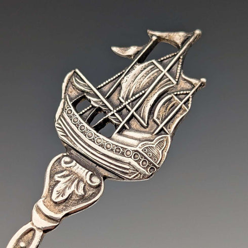 1967 Dutch Vintage Continental Silver Teaspoon Pair, Total 25g