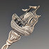 1967 Dutch Vintage Continental Silver Teaspoon Pair, Total 25g