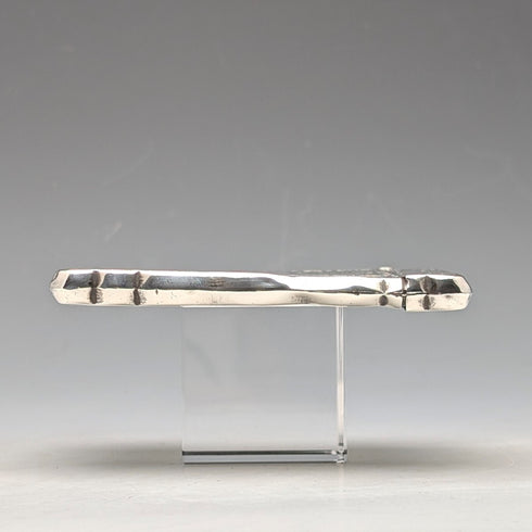 1901 年英國古董捲軸雕刻純銀卡片盒 68 克 WILLIAM M. HAYES