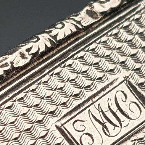 1824 British Antique Sterling Silver Vinaigrette 19.5g John Bettridge