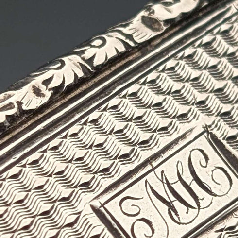 1824 British Antique Sterling Silver Vinaigrette 19.5g John Bettridge
