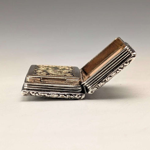 1824 British Antique Sterling Silver Vinaigrette 19.5g John Bettridge