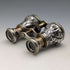 1890 British antique pure silver relief decorated opera glasses and binoculars