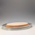 Antique British silver plated oval breadboard by Briddon Brothers